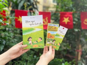 Nằm ngủ ngoài triền đê