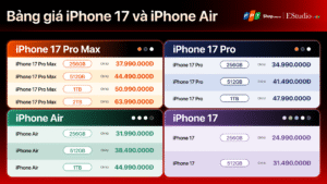 Từ 19h ngày 12/9 đến hết ngày 18/9/2025, FPT Shop và F.Studio by FPT chính thức nhận đặt cọc iPhone 17 và iPhone Air, mang đến cho khách hàng cơ hội sở hữu sớm iPhone mới cùng nhiều ưu đãi hấp dẫn.