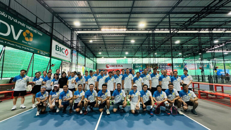 Gần 80 cán bộ tham gia Giải Pickleball “Cúp Phúc An mở rộng” lần I năm 2025