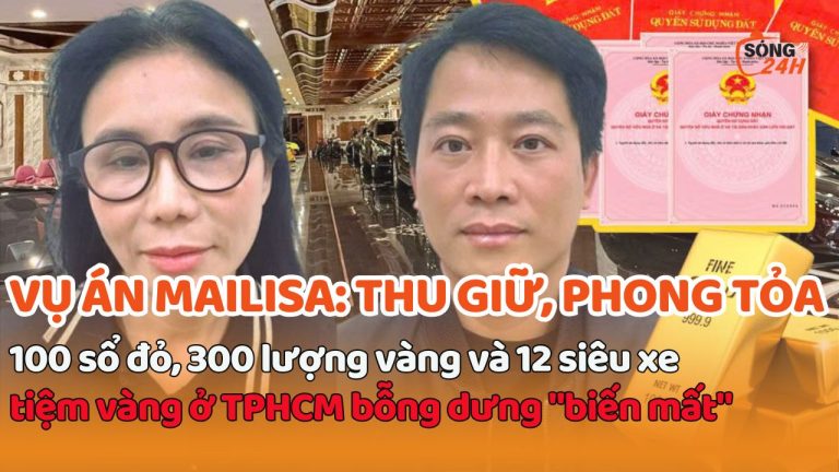 Vụ án Mailisa: Thu giữ, phong tỏa 100 sổ đỏ, 300 lượng vàng và 12 siêu xe
