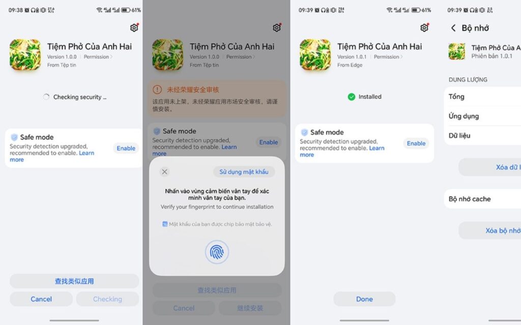 Hướng dẫn tải “Tiệm phở của anh Hai” bản Android mới nhất