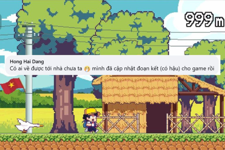 Game Việt Goosing Out có “cái kết có hậu”, không còn là cuộc chạy vô tận