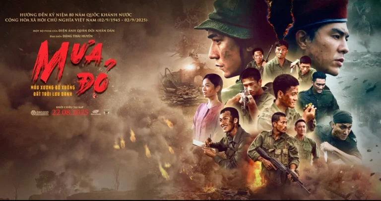 “Mưa đỏ” chiếu miễn phí tại 9 tỉnh, thành từ 15–20.11, chào mừng Liên hoan Phim Việt Nam XXIV