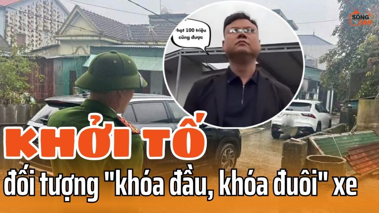 Khởi tố đối tượng “khóa đầu, khóa đuôi” xe ngày mùng 2 Tết ở Hà Tĩnh